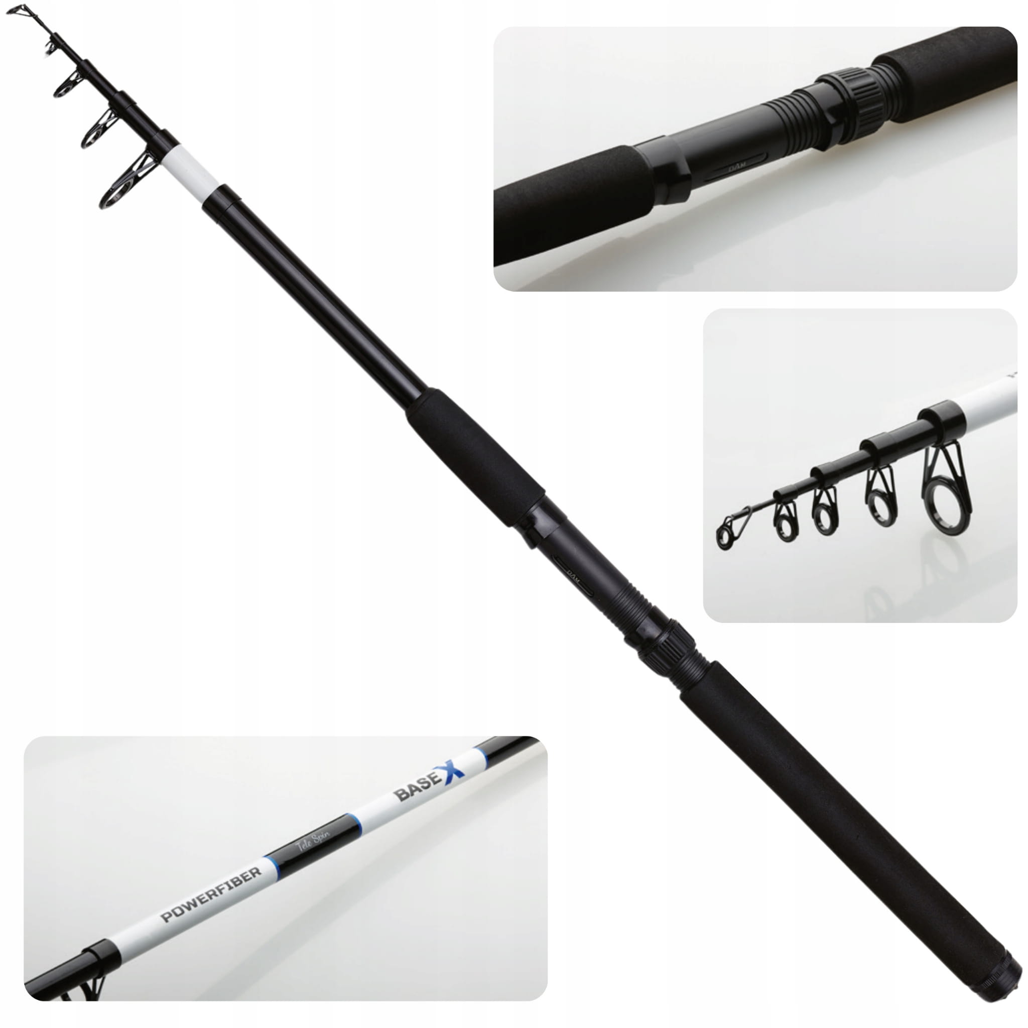 Wędka DAM Base-X Tele Spin 2,1m 30-60g Wędka DAM Base-X Tele Spin 2,1m / 30-60g - obrazek 1
