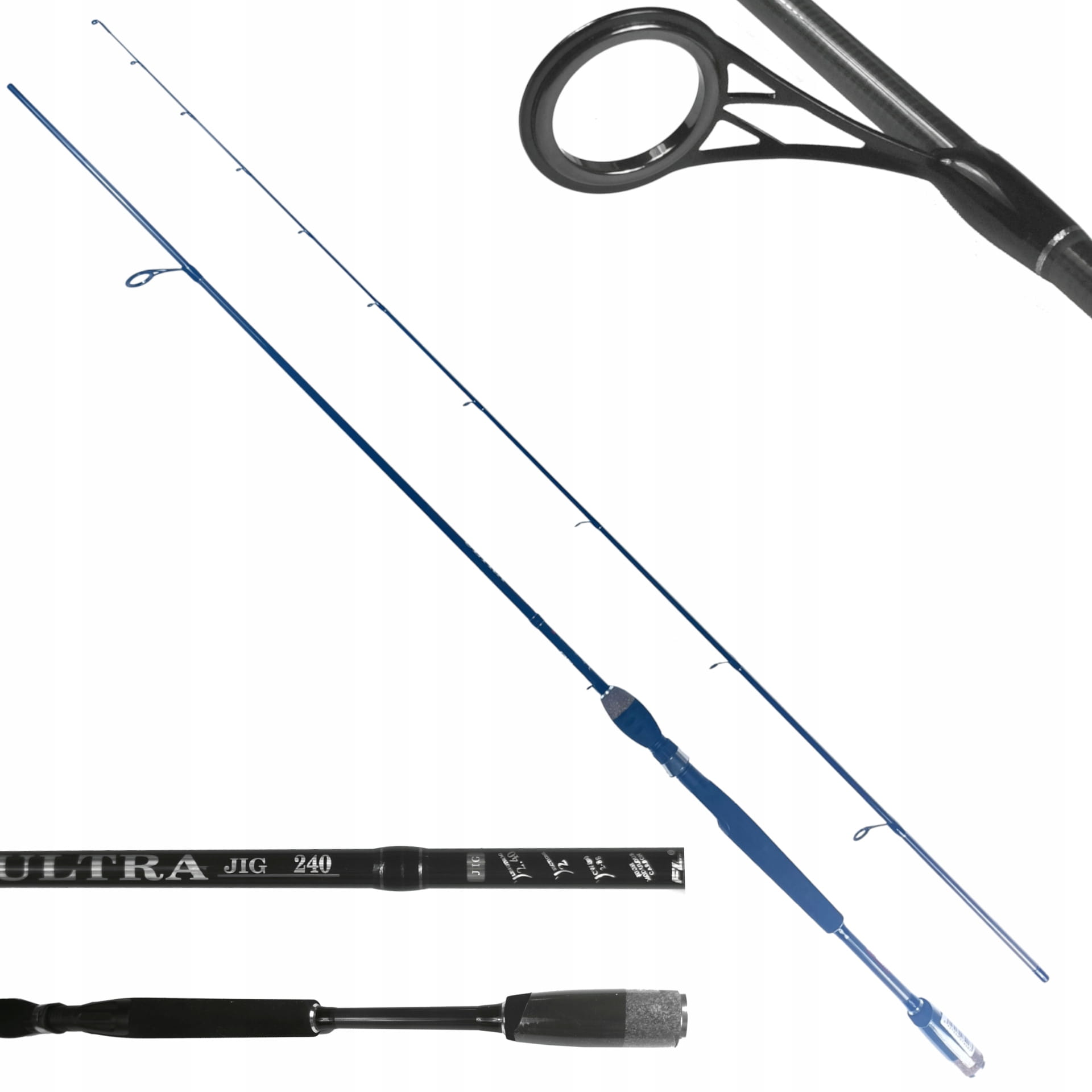 Wędka Spinning Ultra Jig 240 2-8g PRO FL Lekka Wędka Spinning Ultra Jig 240 2-8g PRO FL Lekka - obrazek 1